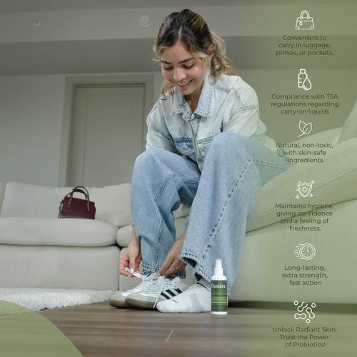 Dagier Travel Foot Spray | Odor & Fungus Relief On the Go