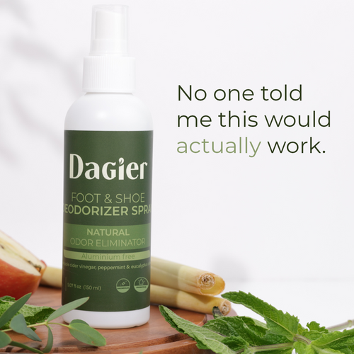 Dagier Foot Spray | Instantly Eliminates Odor & Fungus
