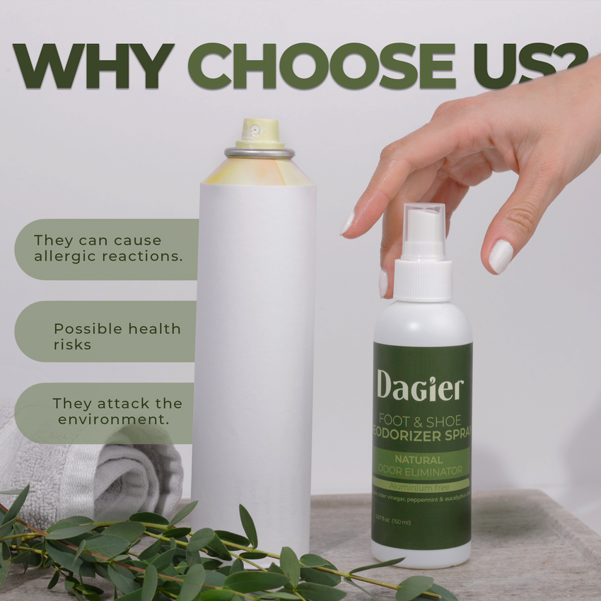 Dagier Foot Spray | Instantly Eliminates Odor & Fungus